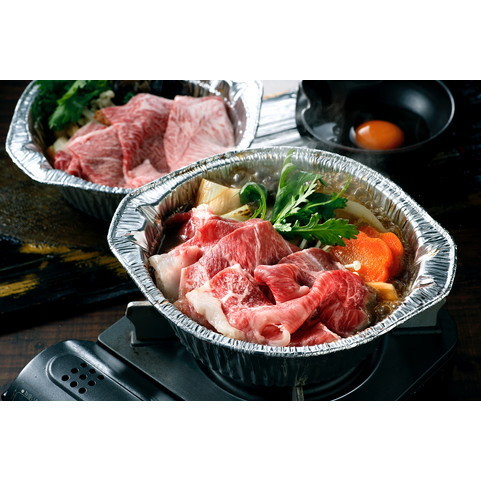 山形「米沢牛黄木」米沢牛すき焼鍋