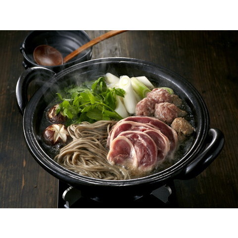 島根「出雲たかはし」おそば屋さんの鴨鍋セット