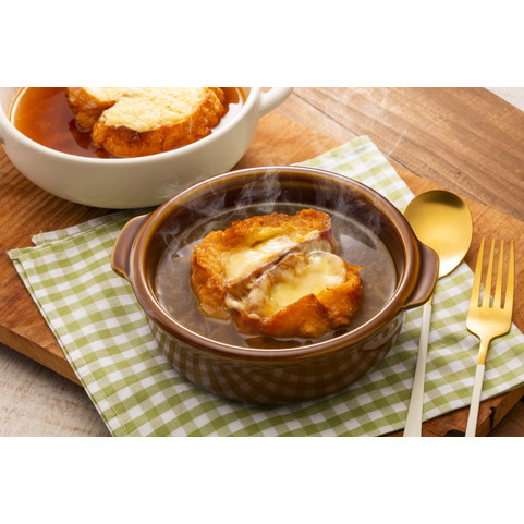 佐賀「りんふぁーむ」オニオングラタンスープセット