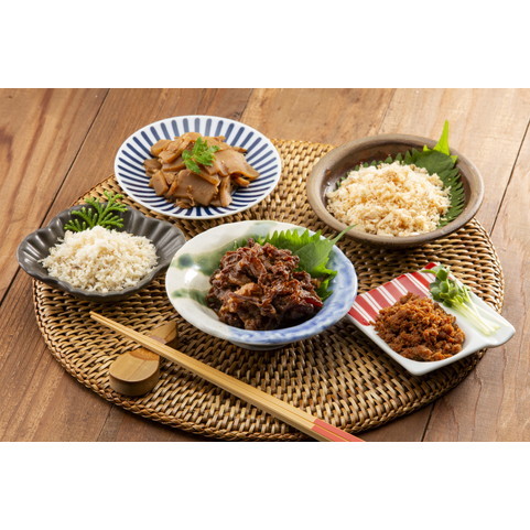 福岡・宗像「仕出しふか田」仕出し屋のごはんのお供セット