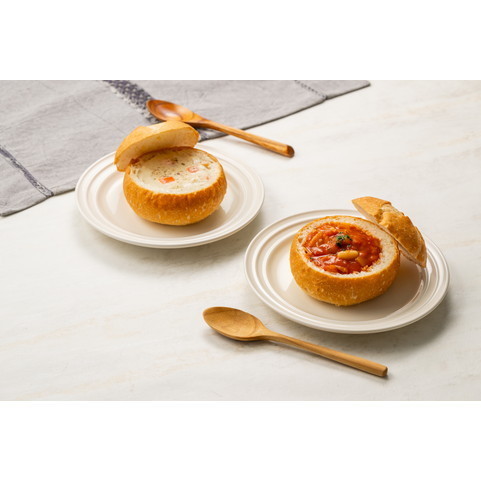 「ラ・ロシェル」監修ブレッドボウル2種セットのスープシチュー